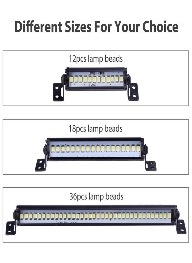 AIMROCK RC Car Light Bar Roof Lamp Kit w/20 LEDs for 1/10 Slash Stampede Rustler TRX-4 Senton Granite SCX10 RC4WD D90 (80mm) - Image 4